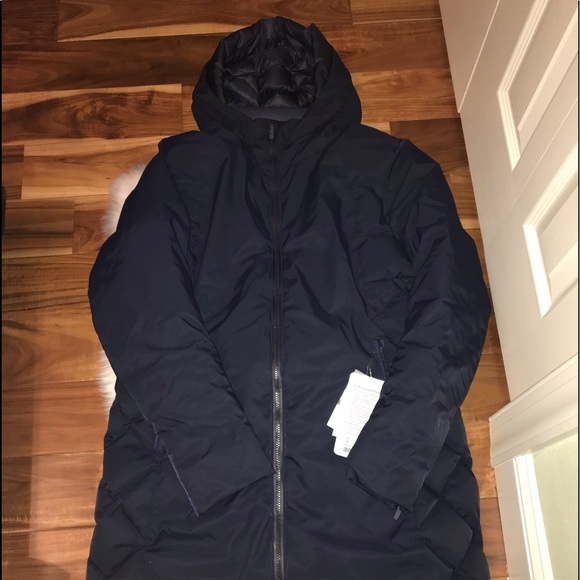 Nwt lululemon fluff the cold parka jacket inkwell - Picture 2 of 8